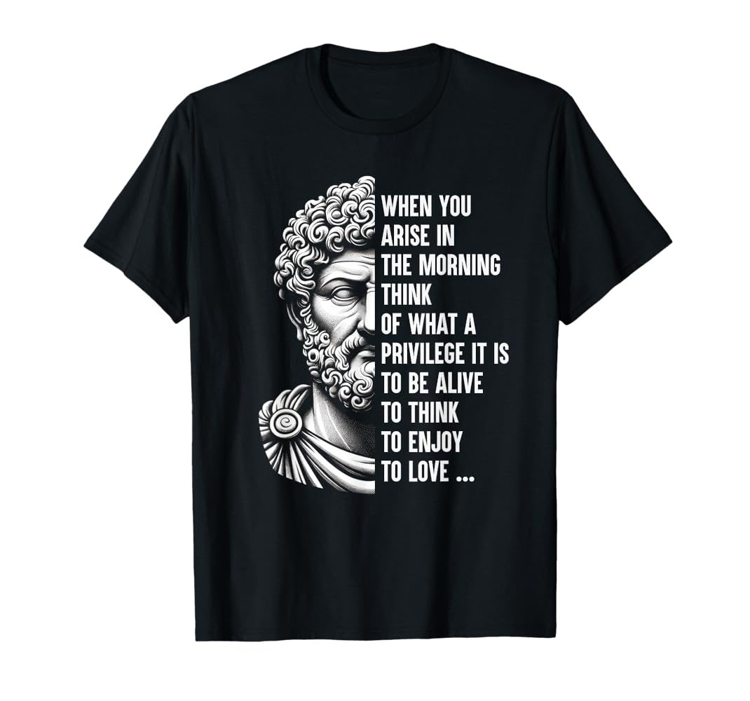 Amazon.com: Stoic Philosopher Marcus Aurelius Shirt